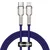 BASEUS Cafule kovinski močan USB Type-C kabel za iPhone Lightning 1m kovinski CATLJK-A05