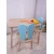 HANAH HOME Dečiji sto i stolica Bunny One Chair Set Baby Blue Brown