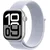 Apple Watch Series 10 [GPS 42mm case] Smartwatch with Silver Aluminium Case with Blue Cloud Sport Loop. Fitness Tracker, ECG App, Always-On Retina Display, Carbon Neutral