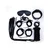 Set crnih kožnih BDSM igračaka C80689-1