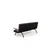 Atelier del Sofa Trosed na razvlačenje Zven, 180x64x78cm, Antracit