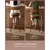 Songmics Barski stol, EKHO, 56x56x101,5 cm, rjav