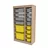 HANAH HOME Višenamenska polica Montana Xs 2D4N8U Sonomo Grey Yellow
