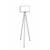 Opviq Podna lampa KS-11101, 40x138 cm, IP20, Krem-crna