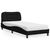 Krevet s madracem Hvar crni 90x200 cm od tkanine