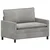 Sofa Svjetlosiva 126 x 81 x 87,5 cm Baršun