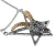 Ogrlica Pentagram Screaming Skull - PSY1076