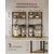 Songmics Kuhinjska polica 40x100x180.4 cm rjava