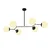 Opviq Damar 6321 Luster, Crno-beli