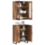 Highboard 2 pcs Staro drvo Konstruirano drvo