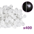 vidaXL Vilinska svjetla okrugla 40 m 400 LED hladno bijela 8 funkcija
