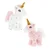 Keel Toys SE3063-1 Keeleco White Unicorn - eko plišasta igrača 16 cm