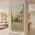 WallXpert uramljena MDF slika ARTSNTMDL15, kaldrmisana ulica na Monmartru i bazilika Sakre Ker, 33 x 70 cm