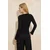 Trendyol Milla Ženska bluza, Crna