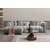 ATELIER DEL SOFA Ugaona garnitura N Line Left Grey