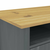 Radni stol Hill sivi 150 x 50 x 74 cm od masivne borovine