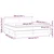 vidaXL Box spring postelja z vzmetnico LED roza 200x200 cm žamet