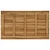 Gornji dio stola 120 x 70 x 3,5 cm Pravokutni Čvrsto teak drvo