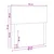 vidaXL Vzglavje z naravno robno obdelavo ROSTOCK Temno rjava 90 cm
