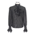 Moška srajca DEVIL FASHION - Dracula Gothic Lace Top With Bow Tie - Črna - SHT01001