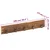 Vješalica za hodnik s 5 kuka 100x2,5x15 cm od obnovljenog drva