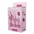 Dream Toys Gleaming Love Plug Set Matte Pink