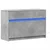 TV ormarić s LED svjetlima boja betona 91x34x61 cm drveni