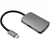 Qoltec Hub adapter USB-C 3.1 2v1 | HDMI 4K | VGA