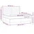 Vidaxl Box spring postelja z vzmetnico LED temno modra 180x200cm žamet