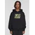 Fortune Cranes Ultra Heavy Oversize Black Sweatshirt