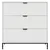 Kreveta s ladicama Bijelo 79,5 x 33 x 82 cm Konstruirano drvo