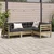 4-dijelni set vrtnih sofa s jastucima od impregnirane borovine