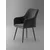 Hanah Home Stolica Nova, 46x89x44 cm, Crna