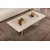 Nordure Klub sto Sabin, 119x40x60 cm, Krem