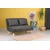 Atelier del Sofa Folde Sofa, 2 Sedišta, Tamnosiva
