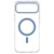 Transparent Color Ring MagSafe maska za iPhone 17 Pro Max – Plava