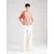 VERO MODA Bluza VMBUMPY svetlo rdeča/bela