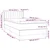 Vidaxl Box spring postelja z vzmetnico krem 100x200 cm blago