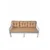 HANAH HOME Baštenska garnitura Hisar 3+1+1 Beige White