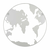 Magnetna oglasna deska World Map - PT LIVING