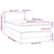 Vidaxl Box spring postelja z vzmetnico temno siva 80x200 cm blago