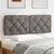 Vidaxl Vzglavna stranica taupe 140 cm blago
