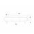 Hanah Home TV komoda Regulus 180, 180 cm, crna