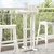 Stol za bar Bijelo 55 x 55 x 107 cm Polietilen