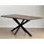 Hanah Home Nogari za sto Ahtapot, 150x71x78 cm, Crni