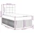 Vidaxl Box spring postelja z vzmetnico roza 120x200 cm žamet