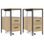 Noćni ormar s ladicama 2 pcs Sonoma hrast 30 x 48 x 61 cm