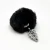 Alive Metal Anal Fluffly Twist Plug S Black