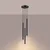 Sollux SL.1341 - Viseći luster na sajli ARCHE 3xG9/8W/230V crna