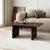 Hanah Home klub sto Pietra, 100 cm, crveni mermer